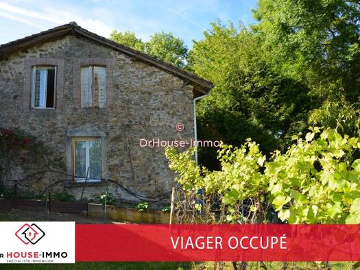 Maison en viager occupé Bouquet 28 781 € 4 pièces 3 chambres 77 m² 5 565 m² de terrain Chéronnac 87600