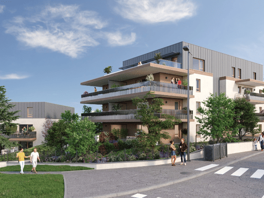 Appartement à vendre - neuf 224 000 € 2 pièces 1 chambre 43,22 m² Étage 1/2 Cités Thonon-les-Bains 74200