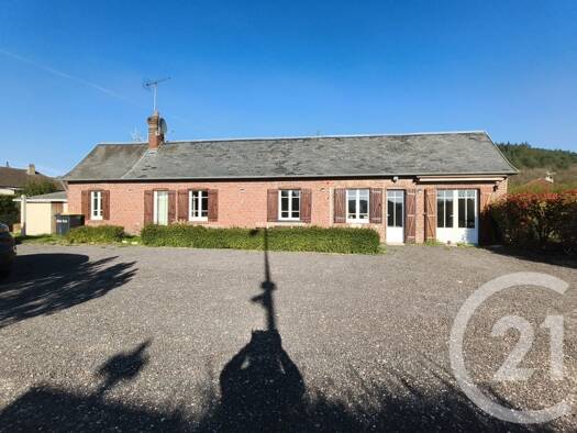 Maison de plain-pied à vendre 167 400 € 2 pièces 1 chambre 68 m² Nassandres sur Risle 27550