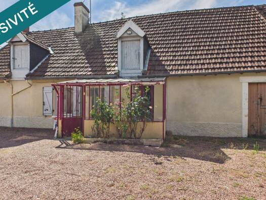 Maison à vendre 80 000 € 2 pièces 1 chambre 58 m² 1 230 m² de terrain Coings 36130