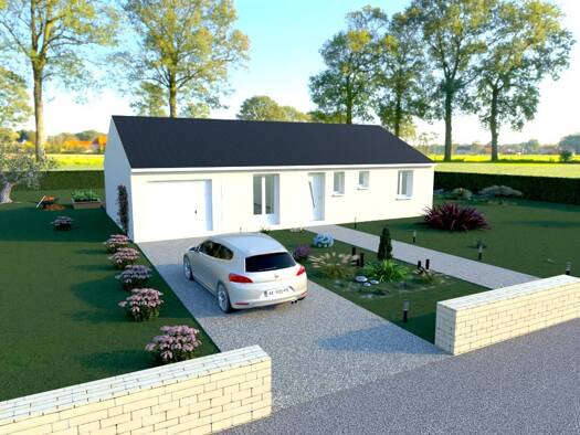 Terrain avec maison neuve à vendre 215 000 € 5 pièces 1 chambre 90 m² 492 m² de terrain Château-Salins 57170
