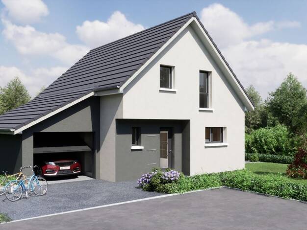 Terrain avec maison neuve à vendre 297 220 € 5 pièces 3 chambres 106 m² 551 m² de terrain Novillard 90340