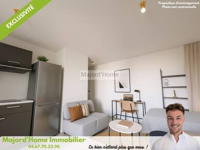 Appartement à vendre 85 000 € 1 pièce 28 m² Étage 3/1 Nord Juvignac 34990