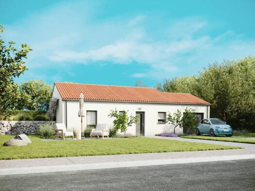 Terrain avec maison neuve à vendre 239 119 € 4 pièces 3 chambres 85 m² 435 m² de terrain Rouans 44640