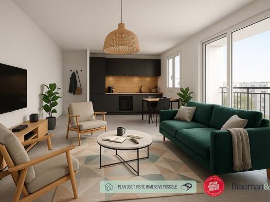 Appartement à vendre - neuf 162 000 € 2 pièces 1 chambre 43 m² RDC Ouest Monteux 84170