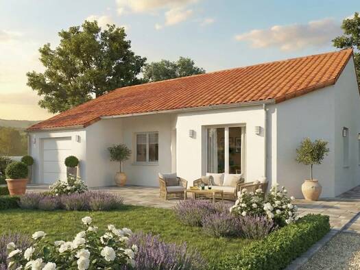 Terrain avec maison neuve à vendre 254 458 € 4 pièces 3 chambres 85 m² 684 m² de terrain Joze 63350