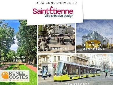 Appartement en viager occupé Bouquet 52 800 € 4 pièces 2 chambres 78 m² Étage 12/13 La Métare – Le Portail Rouge St Etienne 42000