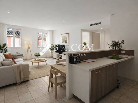 Appartement à vendre 228 660 € 3 pièces 2 chambres 50 m² Étage 2/3 Ouest Cogolin 83310