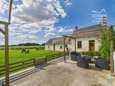 Maison à vendre 180 000 € 5 pièces 2 chambres 98,5 m² 9 142 m² de terrain Longué-Jumelles 49160