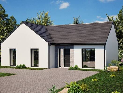 Terrain avec maison neuve à vendre 297 400 € 4 pièces 3 chambres 108 m² 240 m² de terrain Maulette 78550