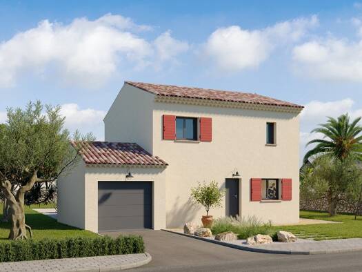 Terrain avec maison neuve à vendre 325 000 € 5 pièces 4 chambres 98 m² 469 m² de terrain Caumont-sur-Durance 84510