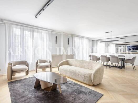 Appartement à louer - Première occupation 5 200 € 3 pièces 2 chambres 135 m² Étage 4/6 La Plaine des Sablons Neuilly-sur-Seine 92200