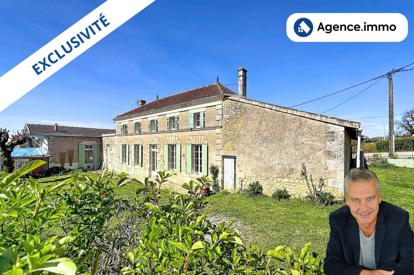 Maison à vendre, 163m², SAINT BONNET SUR GIRONDE