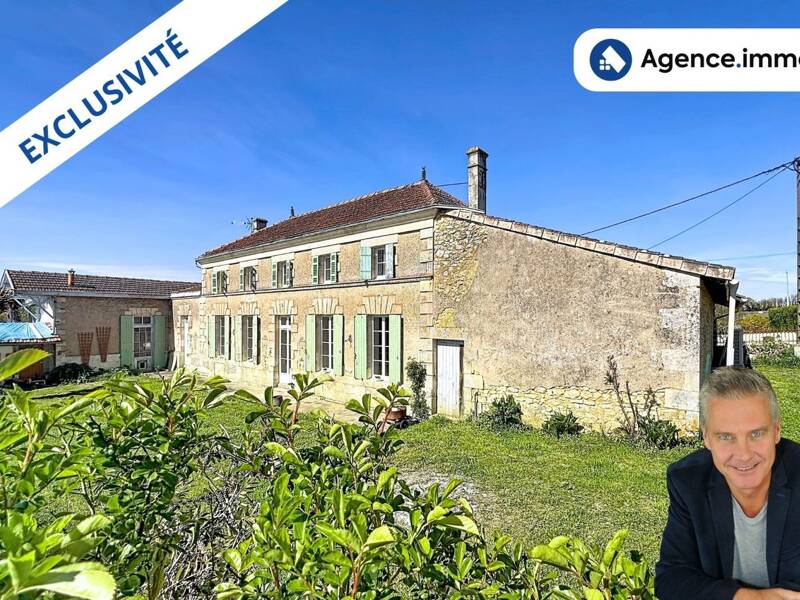 Maison à vendre, 163m², SAINT BONNET SUR GIRONDE