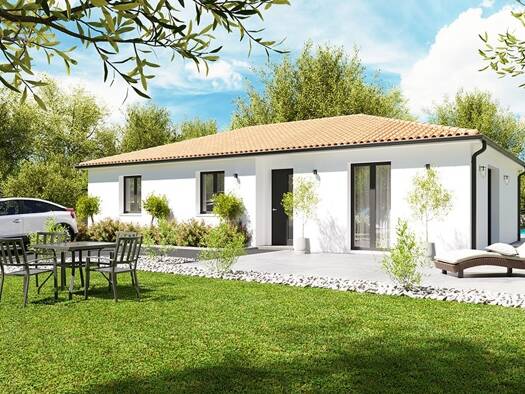 Terrain avec maison neuve à vendre 185 336 € 4 pièces 3 chambres 89 m² 1 140 m² de terrain Oradour-sur-Glane 87520