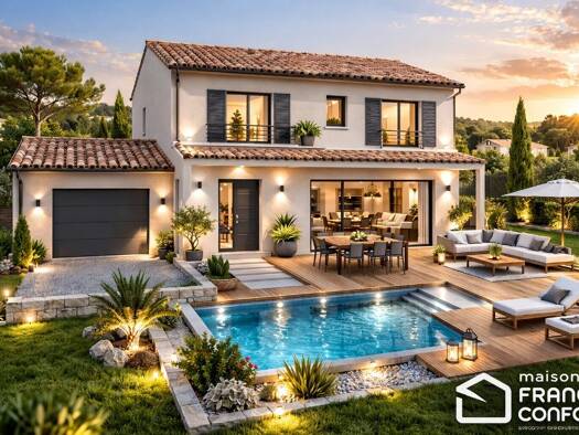 Terrain avec maison neuve à vendre 370 000 € 4 pièces 3 chambres 90 m² 450 m² de terrain Gonfaron 83590