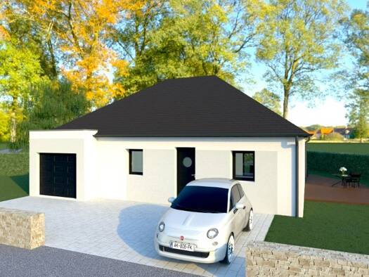 Terrain avec maison neuve à vendre 279 000 € 3 pièces 3 chambres 76 m² 415 m² de terrain Cagny 14630