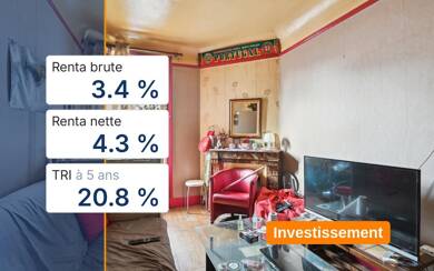 Appartement à vendre 169 000 € 2 pièces 1 chambre 29 m² RDC/6 Voltaire-Grésillons Asnières-sur-Seine 92600
