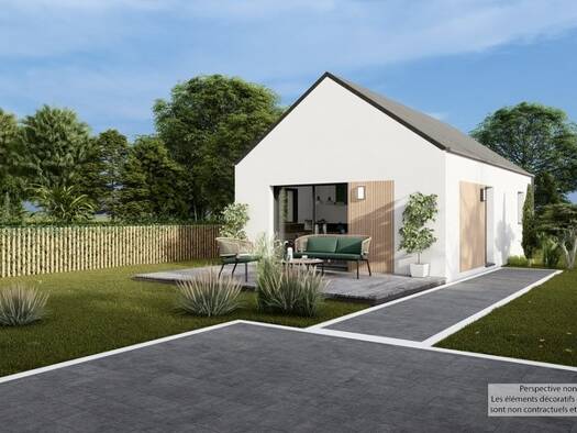 Terrain avec maison neuve à vendre 231 000 € 3 pièces 2 chambres 42 m² 402 m² de terrain Trégastel 22730