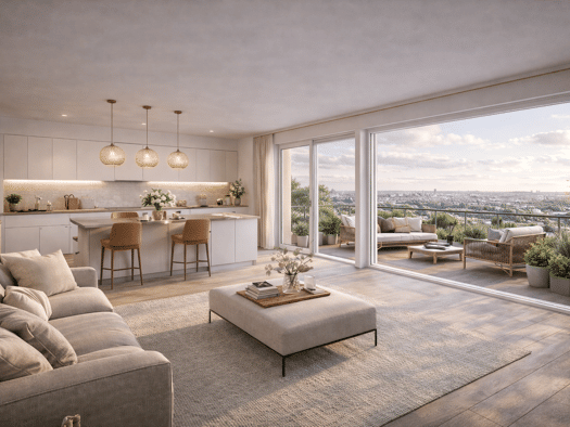 Appartement à vendre - neuf 454 000 € 3 pièces 2 chambres 59 m² Étage 3/4 Zone Urbaine Arradon 56610
