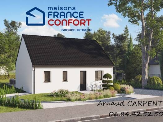 Terrain avec maison neuve à vendre 178 318 € 3 pièces 1 chambre 60 m² 499 m² de terrain Chérisy 62128