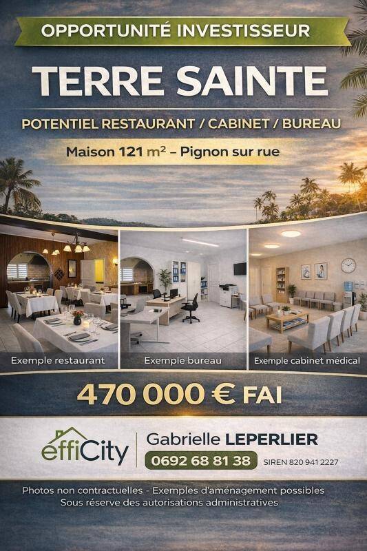 Maison à vendre, 121m², SAINT PIERRE
