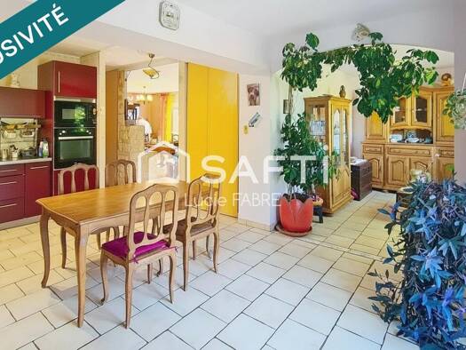 Maison de plain-pied à vendre 290 000 € 3 pièces 2 chambres 102 m² 1 195 m² de terrain Aussonne 31840