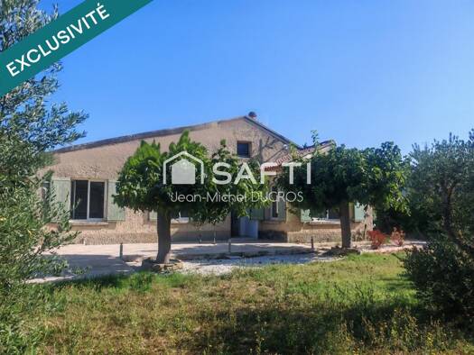 Maison de plain-pied à vendre 289 000 € 4 pièces 3 chambres 100 m² 1 413 m² de terrain Le Village Sarrians 84260