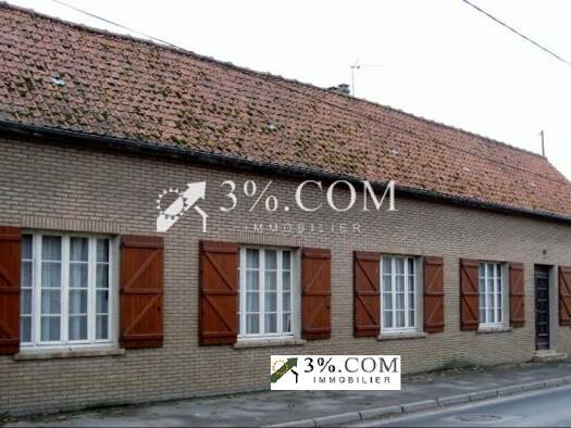Maison de plain-pied à vendre 94 500 € 4 pièces 2 chambres 110 m² Neuville-Coppegueule 80430
