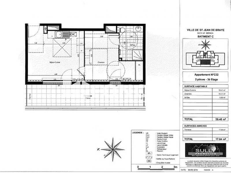 Maison à louer, 39m², SAINT JEAN DE BRAYE