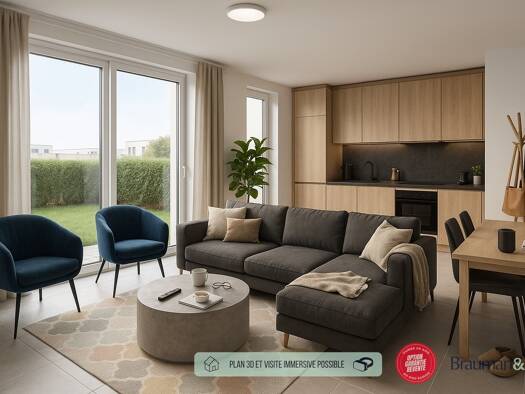 Appartement à vendre - Neuf 212 588 € 3 pièces 73 m² RDC Hyper Centre-Vieille Ville Saint-Étienne 42000