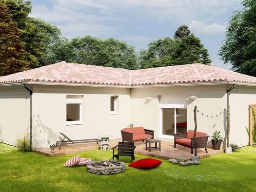 Terrain avec maison neuve à vendre 188 258 € 5 pièces 3 chambres 94 m² 1 050 m² de terrain Saint-Maurice-les-Brousses 87800