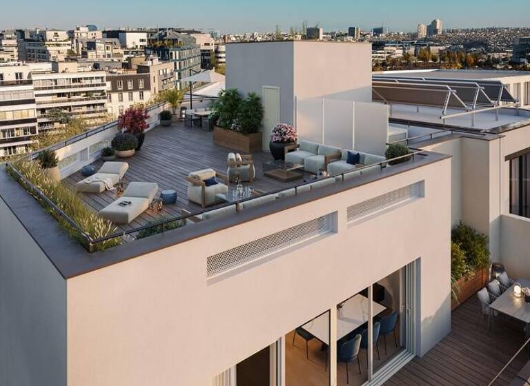 Appartement à vendre 1 380 000 € 4 pièces 3<br/>chambres 94 m²<br/>superficie Dernier étage, 6/6<br/>étage Silly-Gallieni Boulogne-Billancourt 92100