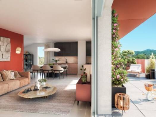 Appartement à vendre - Neuf 244 000 € 2 pièces 1 chambre 40 m² Étage 2/4 Sud La Roche sur Foron 74800