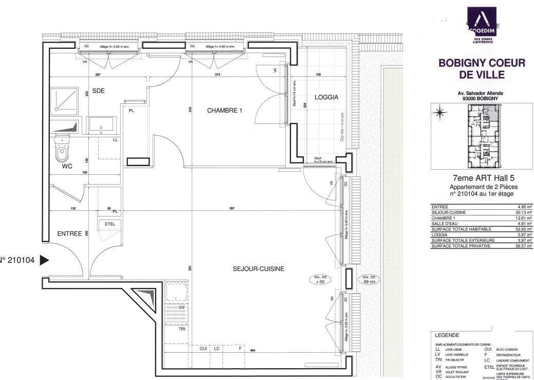 Maison à louer, 52m², BOBIGNY