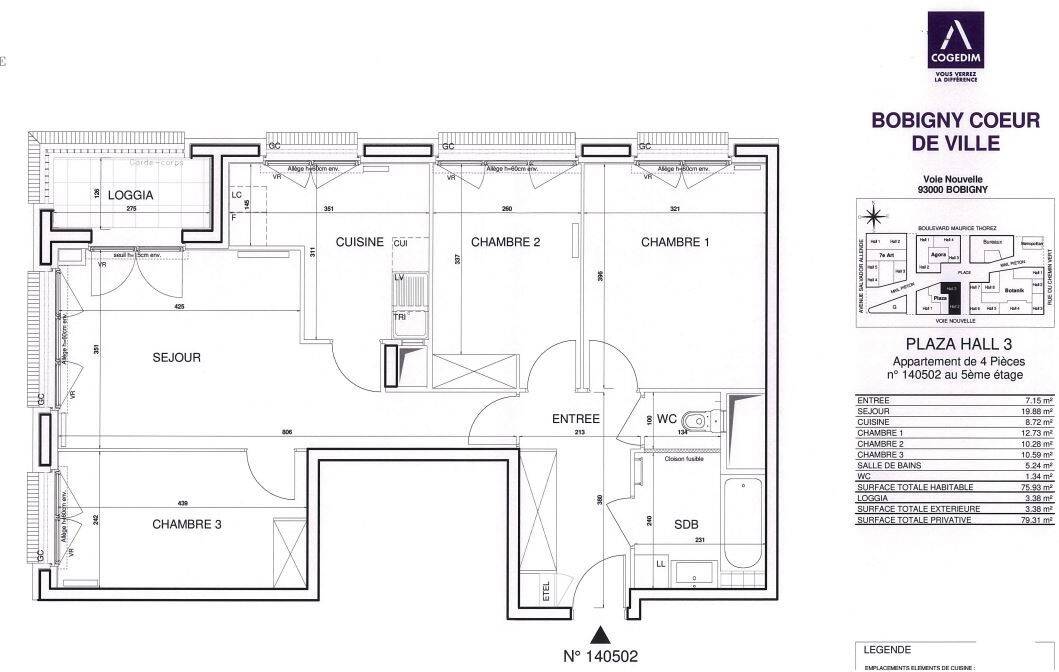 Maison à louer, 76m², BOBIGNY