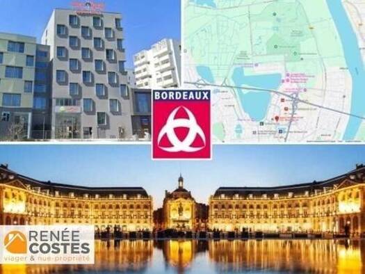 Appartement en viager libre Bouquet 39 975 € 1 pièce 31 m² Étage 3/9 Bacalan Bordeaux 33300