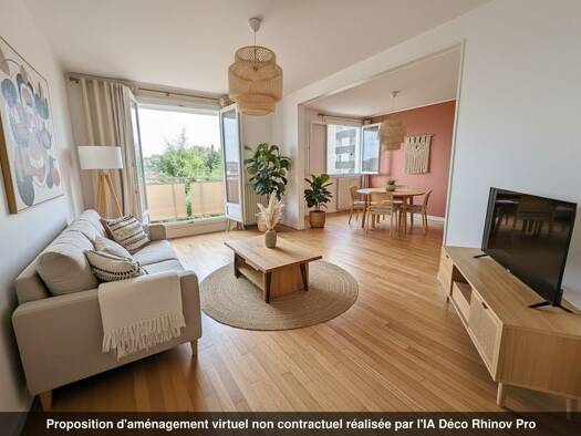 Appartement à vendre 72 000 € 4 pièces 2 chambres 79 m² Étage 5/10 Chazeau Firminy 42700