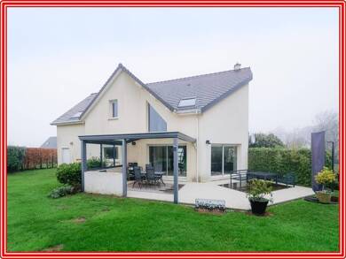 Maison de plain-pied à vendre 495 000 € 7 pièces 6 chambres 200 m² 1 200 m² de terrain Octeville sur Mer 76930