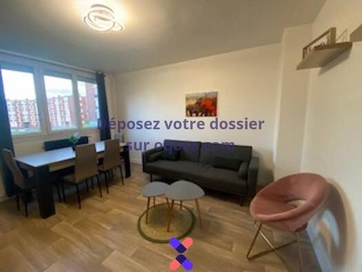 Appartement à louer 900 € 4 pièces 3 chambres 62 m² RDC Espoir et Avenir-Le Nautilus-Colvert-Berlioz-Amiens Nord Ouest Amiens 80080