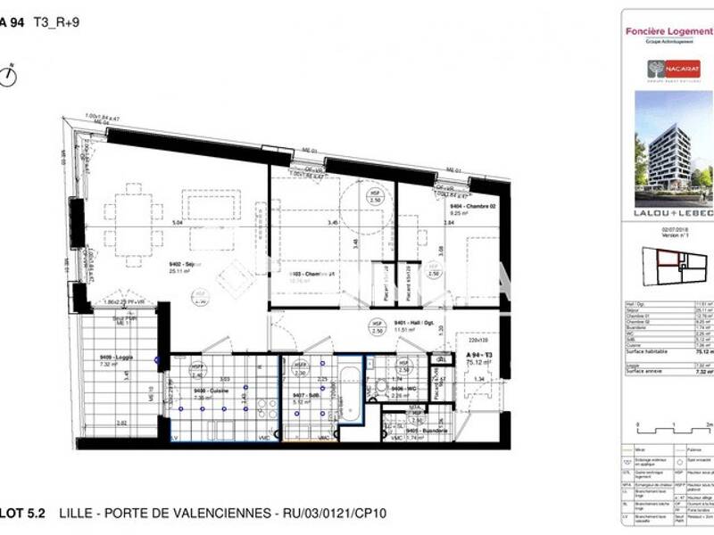 Maison à louer, 75m², LILLE