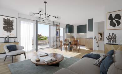 Appartement à vendre - Neuf 248 000 € 2 pièces 1 chambre 43 m² 3ème étage Noisy-le-Grand 93160