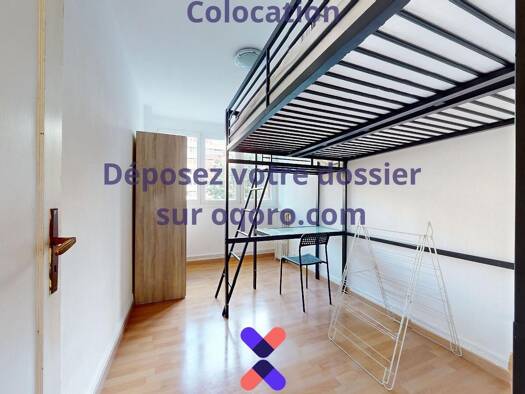 Colocation à louer 618 € 5 pièces 4 chambres 65 m² 3ème étage Ramenas-Léo Lagrange Montreuil 93100