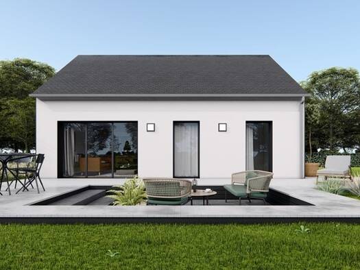 Terrain avec maison neuve à vendre 237 237 € 4 pièces 3 chambres 71 m² 375 m² de terrain Lambézellec Brest 29200