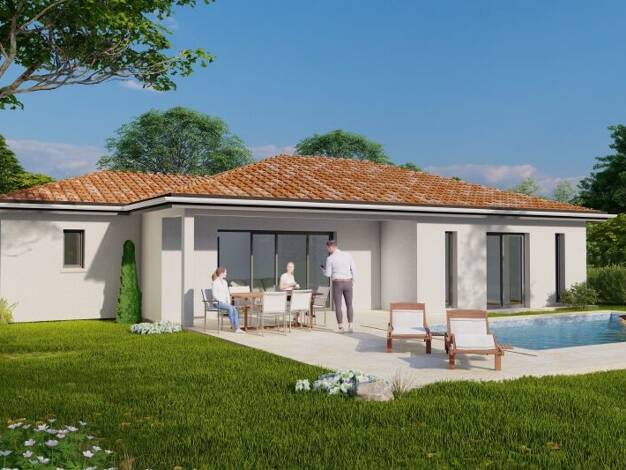 Terrain avec maison neuve à vendre 235 000 € 5 pièces 4 chambres 115 m² 2 000 m² de terrain Tournus 71700