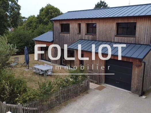 Maison de plain-pied à vendre 399 000 € 3 pièces 2 chambres 100 m² 400 m² de terrain Blainville-sur-Mer 50560