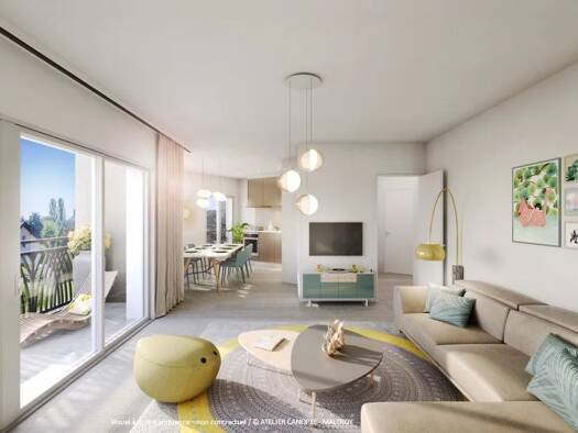 Appartement à vendre - neuf 303 000 € 3 pièces 2 chambres 67,9 m² 1er étage Ballancourt-sur-Essonne 91610