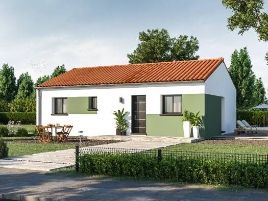 Terrain avec maison neuve à vendre 245 000 € 4 pièces 3 chambres 70 m² 345 m² de terrain Aigrefeuille-sur-Maine 44140