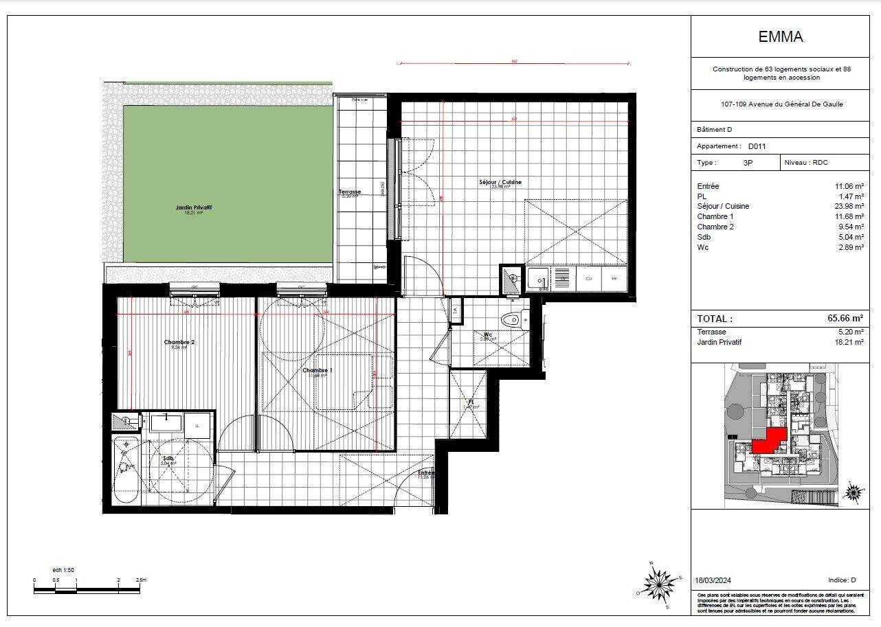 Maison à louer, 66m², OZOIR LA FERRIERE