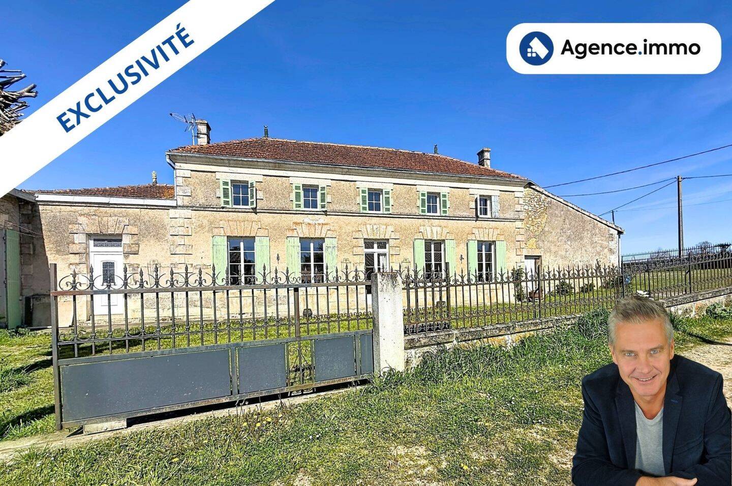 Maison à vendre, 163m², SAINT BONNET SUR GIRONDE